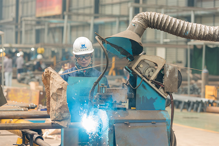 任丘网架自动化焊接