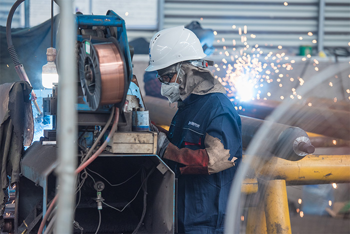 任丘网架焊接车间